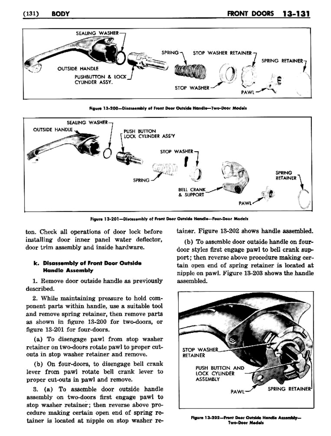 1957 Buick Body Service Manual Page 133 of 170